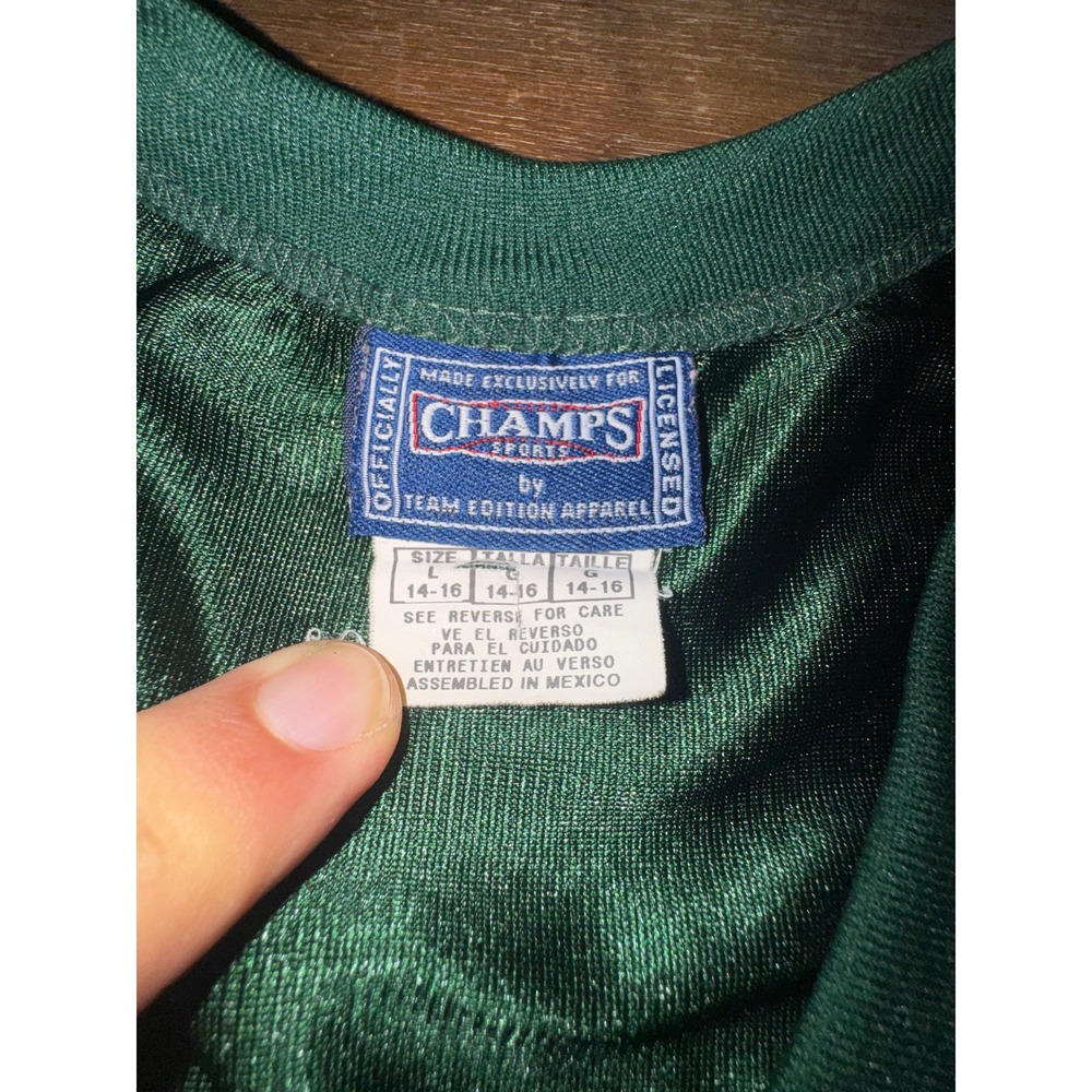Vintage Miami Hurricanes Canes #1 Fade Mesh Football Jersey Youth L 14-16 - Picture 3 of 9